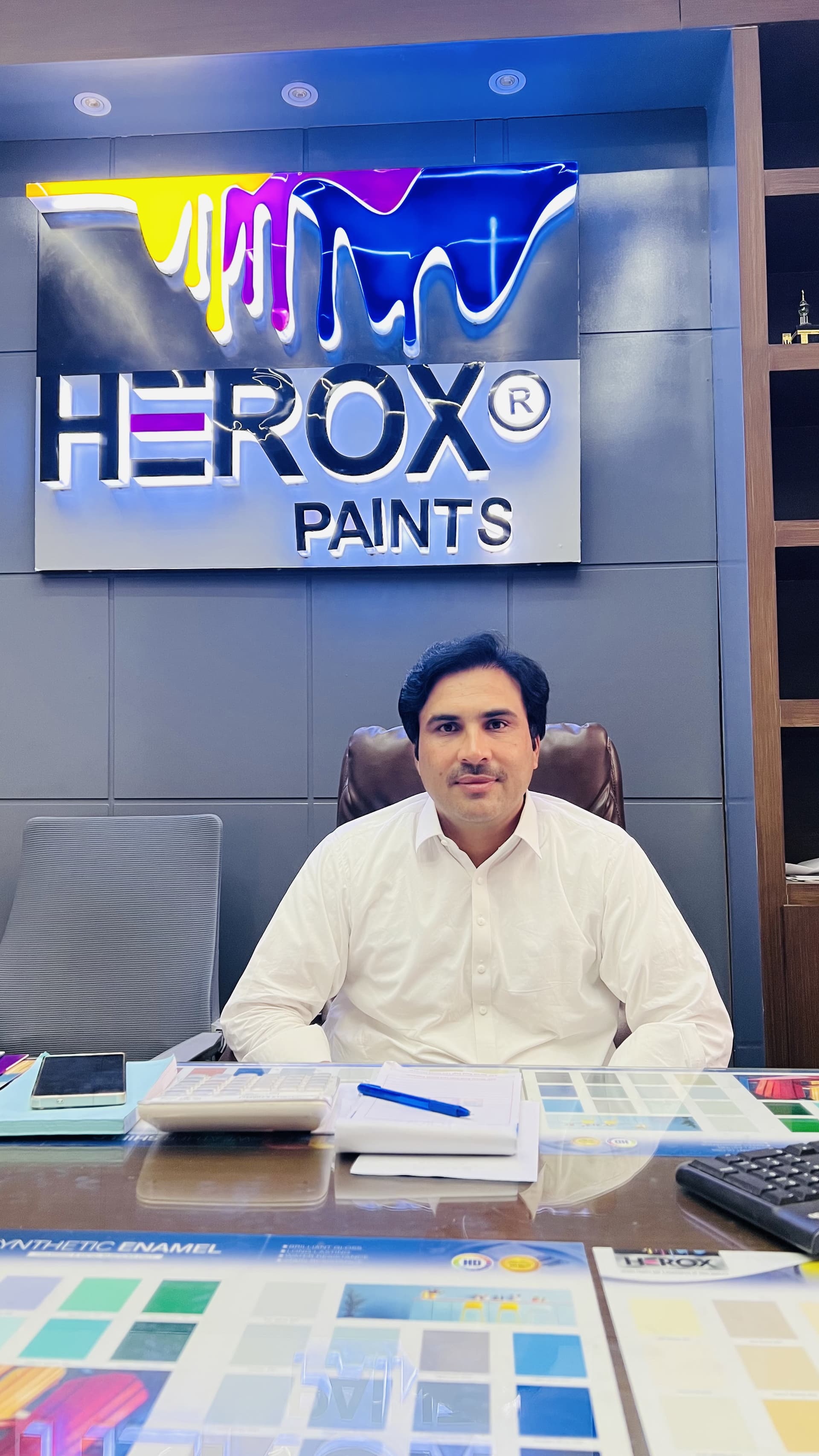 Manzoor Khan, CEO of HEROX Paints